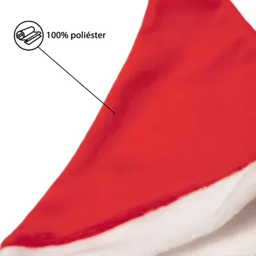 Gorro-Natal-Vermelho-Fabrica-Pet-tamanho-PP-foto-de-detalhe-com-texto-sobre-a-composicao-da-peca
