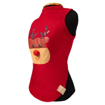 Regata-Natal-Rena-Vermelha-Fabrica-Pet-tamanho-PP-foto-da-lateral