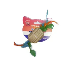 Brinquedo Papelão com Penas Tex Pets - Único