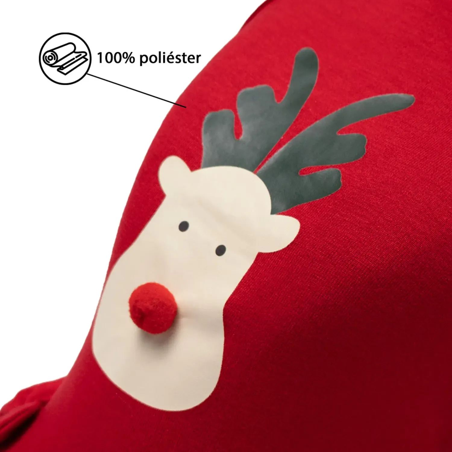 Vestido Natal Rena Vermelha Fábrica Pet