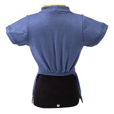 Blusa-Gola-Careca-Aranha-Fabrica-Pet-Azul-tamanho-PP-foto-da-parte-da-frente