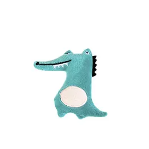 Brinquedo Pelúcia Mini Zoo Crocodilo com Catnip Tex Pets Verde - Único