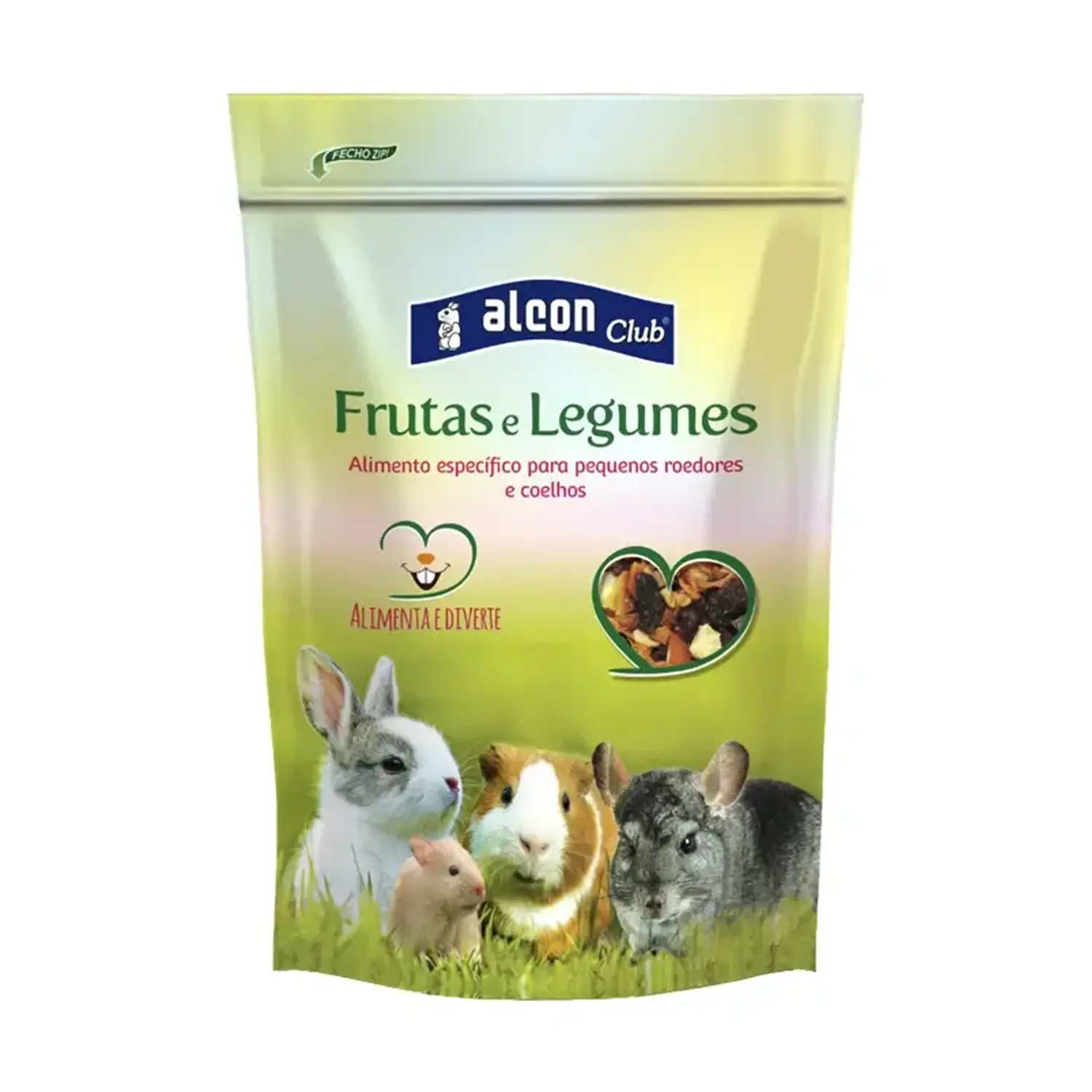 Ração Frutas e Legumes para Roedores e Coelhos Club Alcon