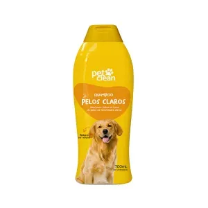 Shampoo e Condicionador Pelos Claros Pet Clean - 700 ml