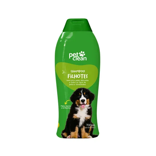Shampoo 2 em 1 Filhotes Pet Clean 700 ml