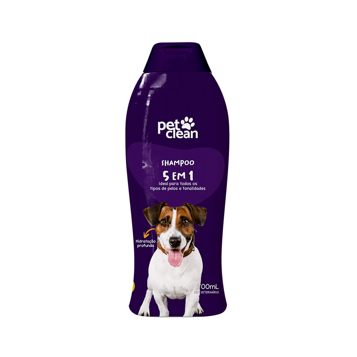 Shampoo 5 em 1 para Cães e Gatos  Pet Clean
