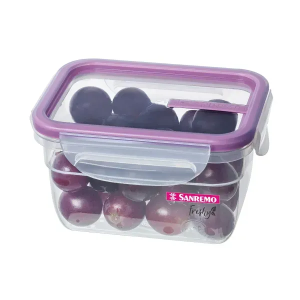 Pote Hermético com Trava Sanremo Roxo 537 ml