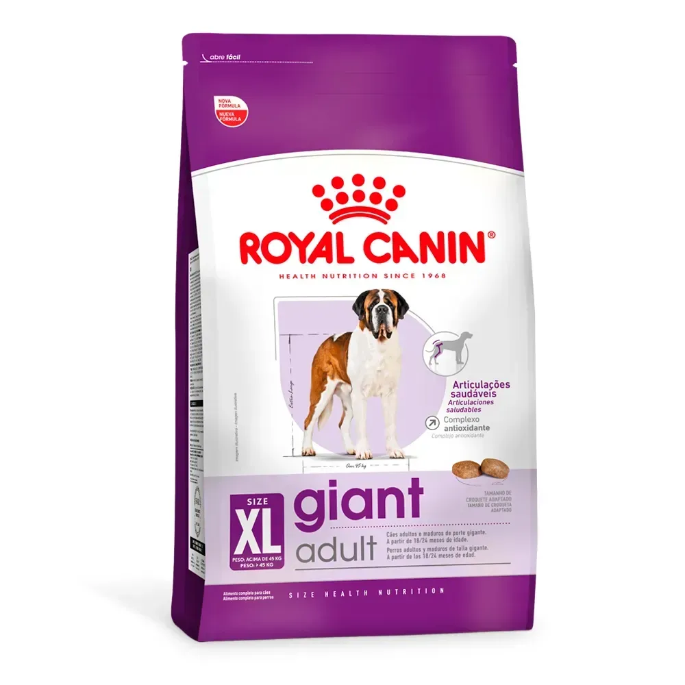 Ração Royal Canin Giant para Cães Adultos ou Idosos Porte Gigante