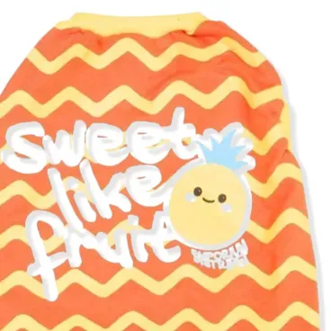 Detalhes-das-costas-da-Regata-Fruits-Emporium-Distripet-Laranja