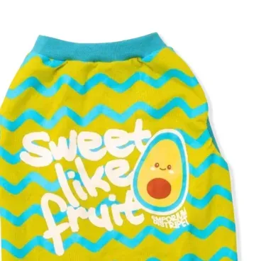 Detalhes-das-costas-da-Regata-Fruits-Emporium-Distripet-Verde