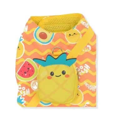 Detalhe-da-bolsinha-do-Peitoral-e-Guia-Fruits-Emporium-Distripet-Laranja