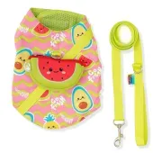 Peitoral e Guia Fruits Emporium Distripet Rosa