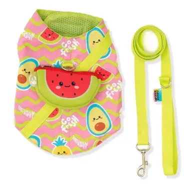 Peitoral-e-Guia-Fruits-Emporium-Distripet-Rosa