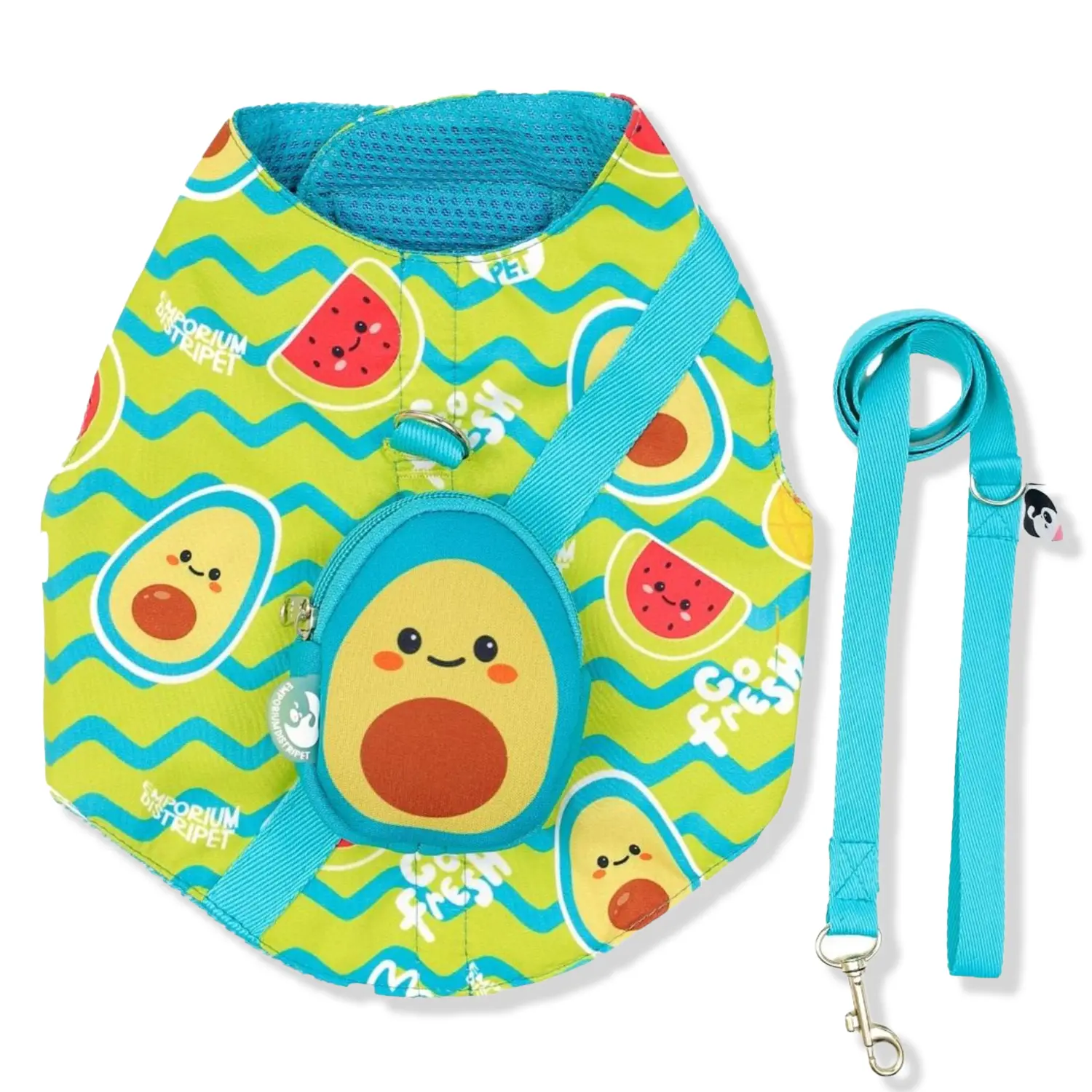 Peitoral e Guia Fruits Emporium Distripet Verde