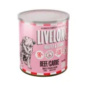 Ração Úmida Natural para Cães Livelong Carne
