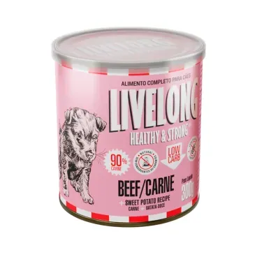 Racao-Umida-Natural-para-Caes-Livelong-Carne-