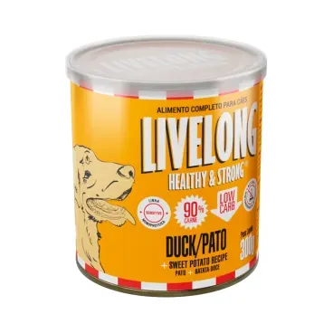 racao-umida-natural-para-caes-livelong-sensitive-pato-300G