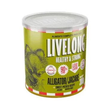 racao-umida-natural-para-caes-livelong-sensitive-jacare-300G