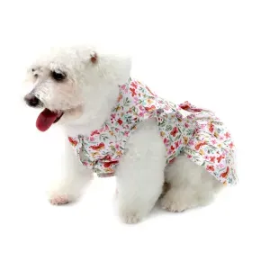 Vestido Borboletas Bichinho Chic Bege