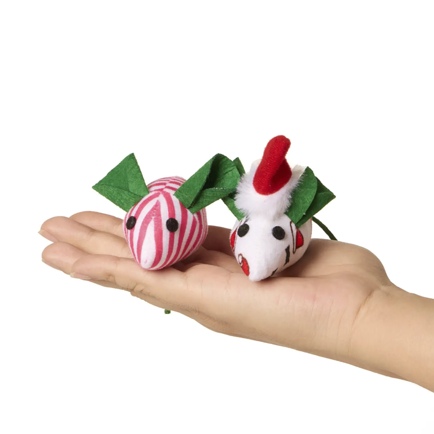 Brinquedo Ratinho de Natal Savana Pet 2 Unidades