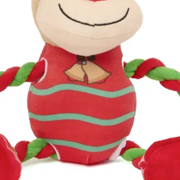 Brinquedo-Pelucia-Rena-Corda-Savana-Pet-detalhes