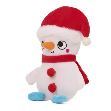 Brinquedo-Pelucia-Boneco-de-Neve-Savana-Pet-sentado-de-lado