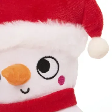 DEtalhes-do-rosto-do-Brinquedo-Pelucia-Boneco-de-Neve-Savana-Pet