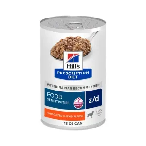 Ração Úmida Hill's Prescription Diet Z/D Cães Adultos Alergia Alimentares e da Pele - 370 g