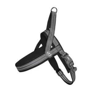 Peitoral Refletivo para Cães Vario Neoprene Doco Cinza