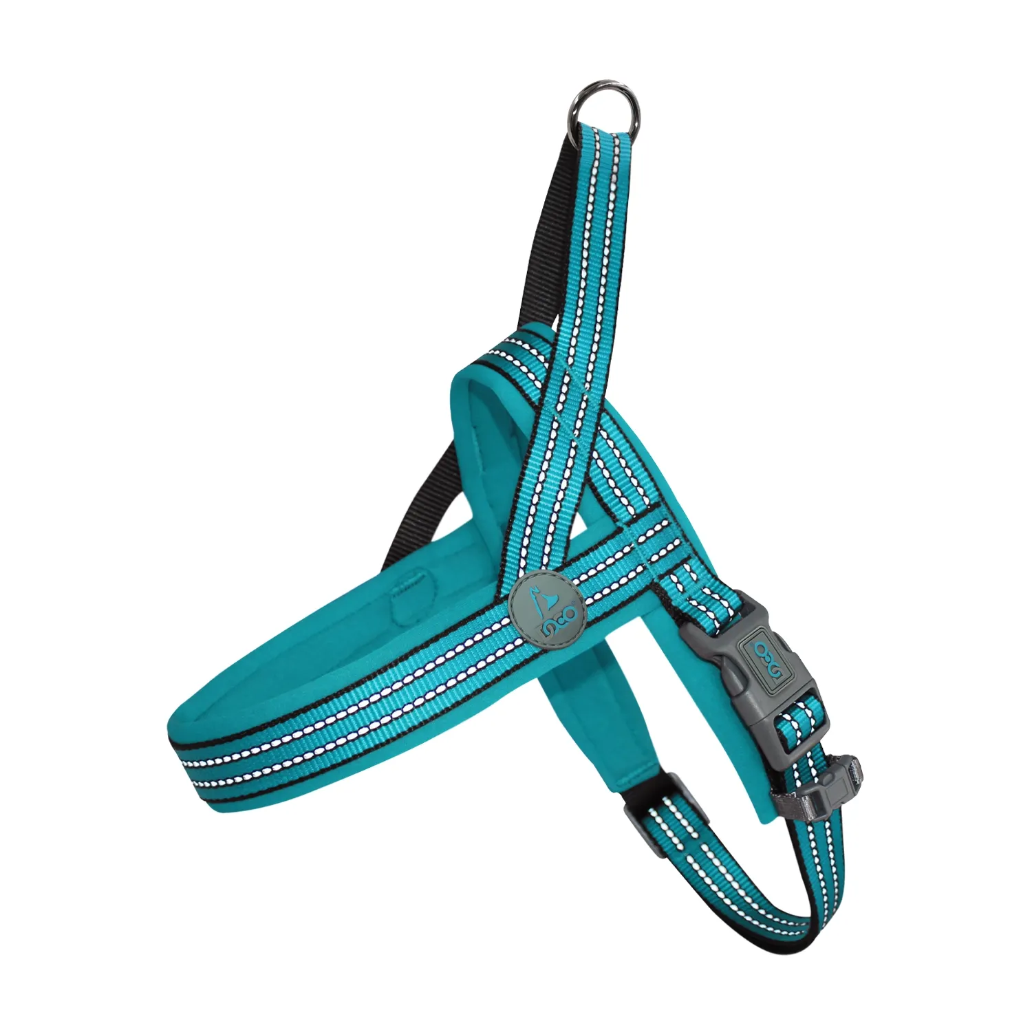 Peitoral Refletivo para Cães Vario Neoprene Doco Turquesa