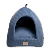Cabana Home para Cães e Gatos Fábrica Pet Azul