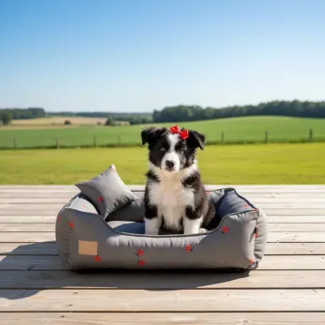 Pet-sentado-na-Cama-Joaninha-para-Caes-e-Gatos-Fabrica-Pet