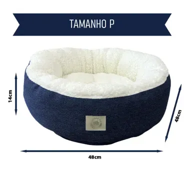 Medidas-da-Cama-Snow-para-Caes-e-Gatos-Fabrica-Pet-Azul-Tamanho-P