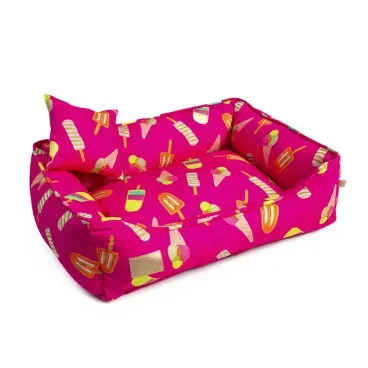 Cama-Sorvete-para-Caes-e-Gatos-Fabrica-Pet-Rosa-de-lado