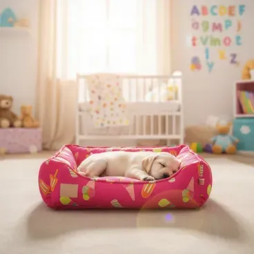 Pet-dormindo-na-Cama-Sorvete-para-Caes-e-Gatos-Fabrica-Pet-Rosa