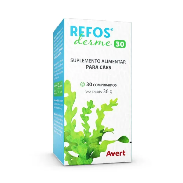 Suplemento Alimentar Refos Derme 30 Avert 30 comprimidos