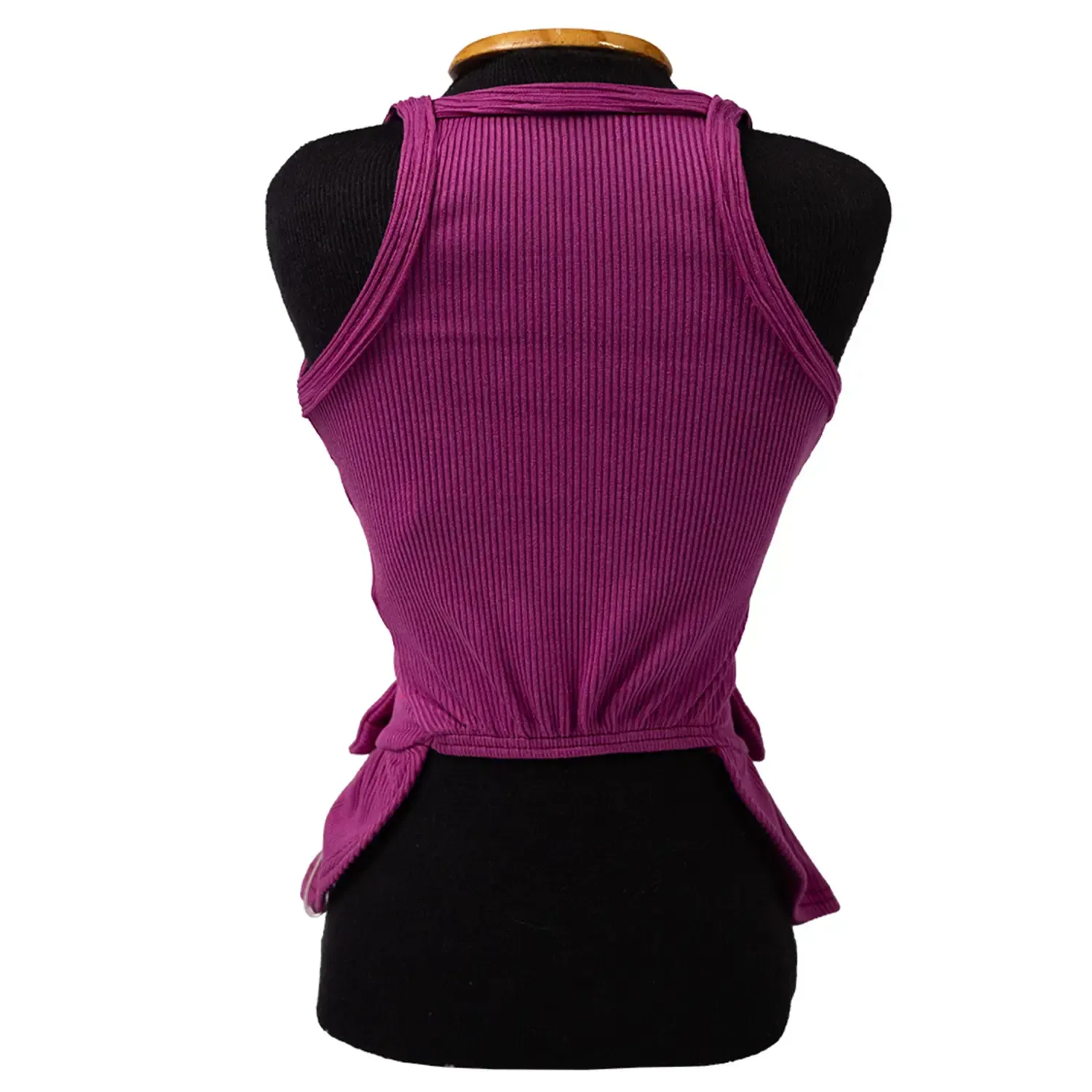 Vestido Canelado Roxo Fábrica Pet