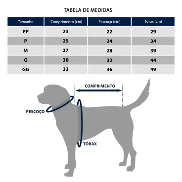 Vestido-Canelado-Roxo-Fabrica-Pet-tamanho-PP-foto-explicativa-de-tabela-com-as-medidas-para-cada-tamanho-de-cachorro