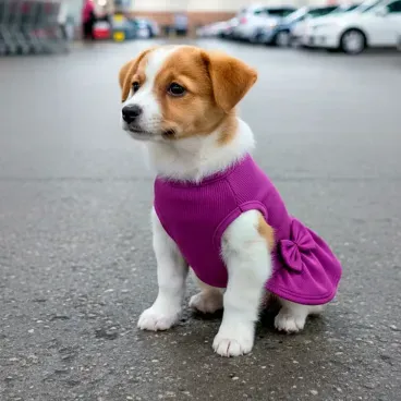 Vestido-Canelado-Roxo-Fabrica-Pet-tamanho-P-foto-do-vestido-no-pet