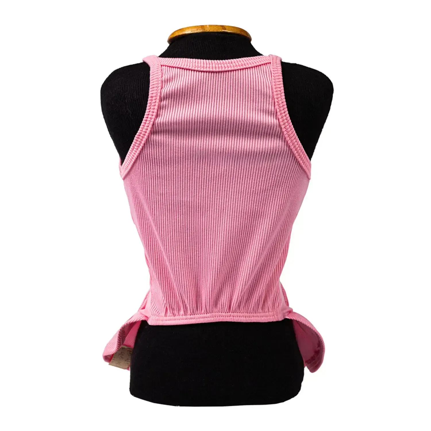Vestido-Canelado-Rosa-Fabrica-Pet-tamanho-PP-foto-da-parte-da-frente