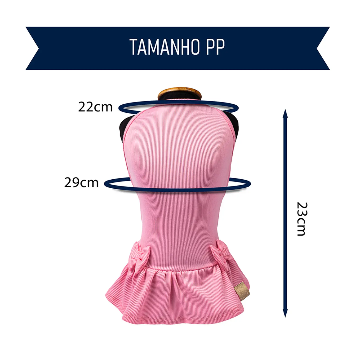 Vestido-Canelado-Rosa-Fabrica-Pet-tamanho-PP-foto-explicativa-do-tamanho-da-peca