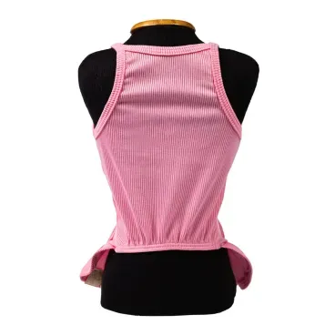 Vestido-Canelado-Rosa-Fabrica-Pet-tamanho-M-foto-da-parte-da-frente