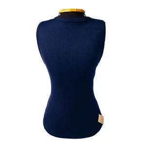 Regata Canelada Azul Fábrica Pet