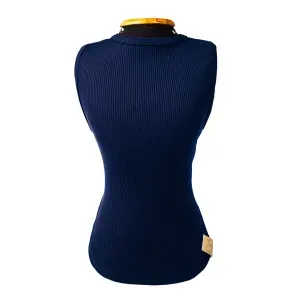 Regata Canelada Azul Fábrica Pet