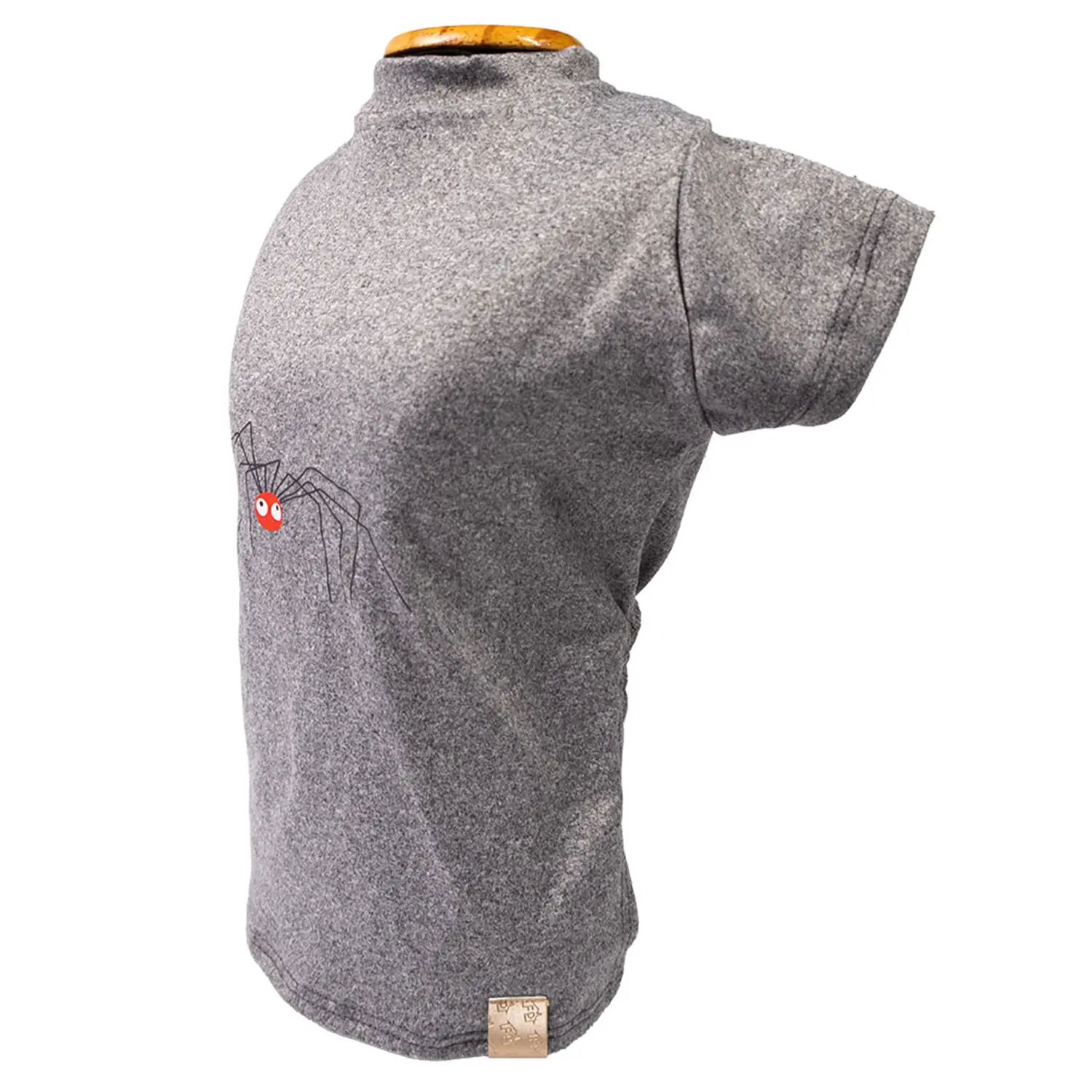 Blusa Gola Careca Aranha Cinza Fábrica Pet