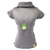 Polo Malha Sapo Cinza Fábrica Pet