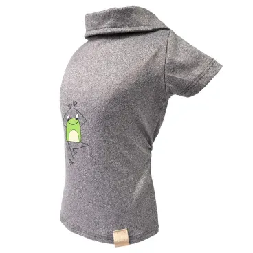 Polo-Malha-Sapo-Cinza-Fabrica-Pet-tamanho-M-foto-da-lateral