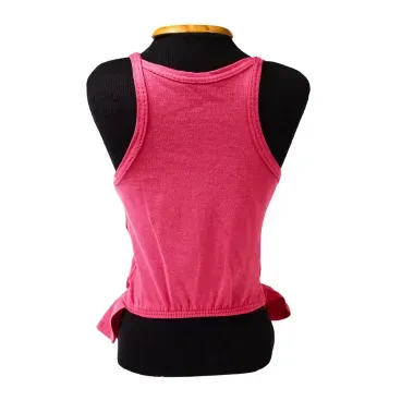 Vestido-Pintinho-Coral-Fabrica-Pet-tamanho-PP-foto-da-parte-da-frente