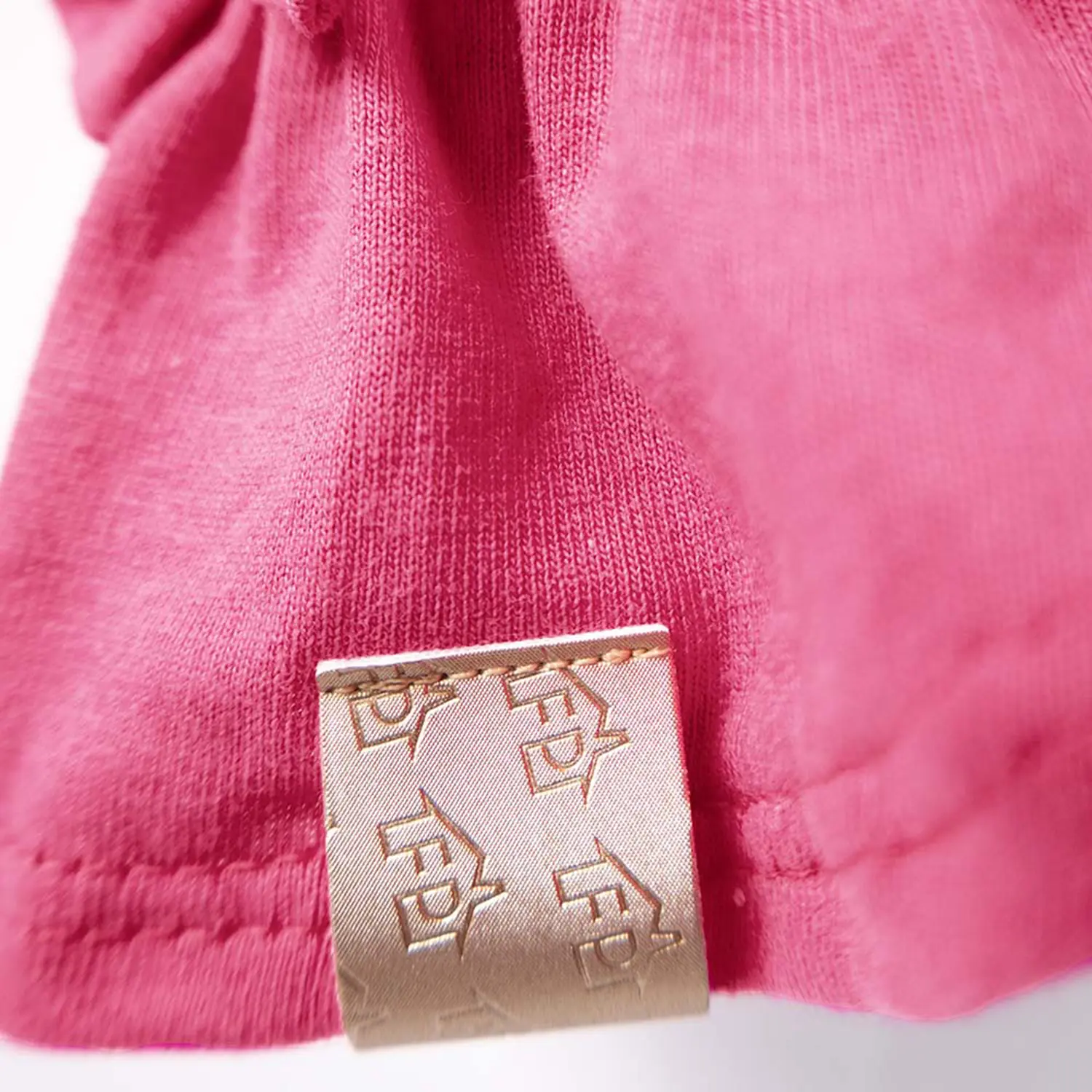 Vestido-Pintinho-Coral-Fabrica-Pet-tamanho-PP-foto-de-detalhe-da-etiqueta-