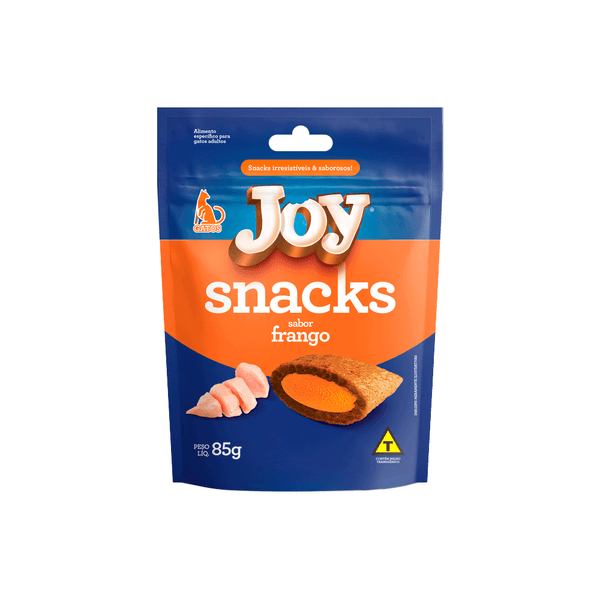 Petisco Joy Snacks para Gatos Adultos Frango 85g
